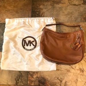 VGUC Large Michael Kors leather hobo bag